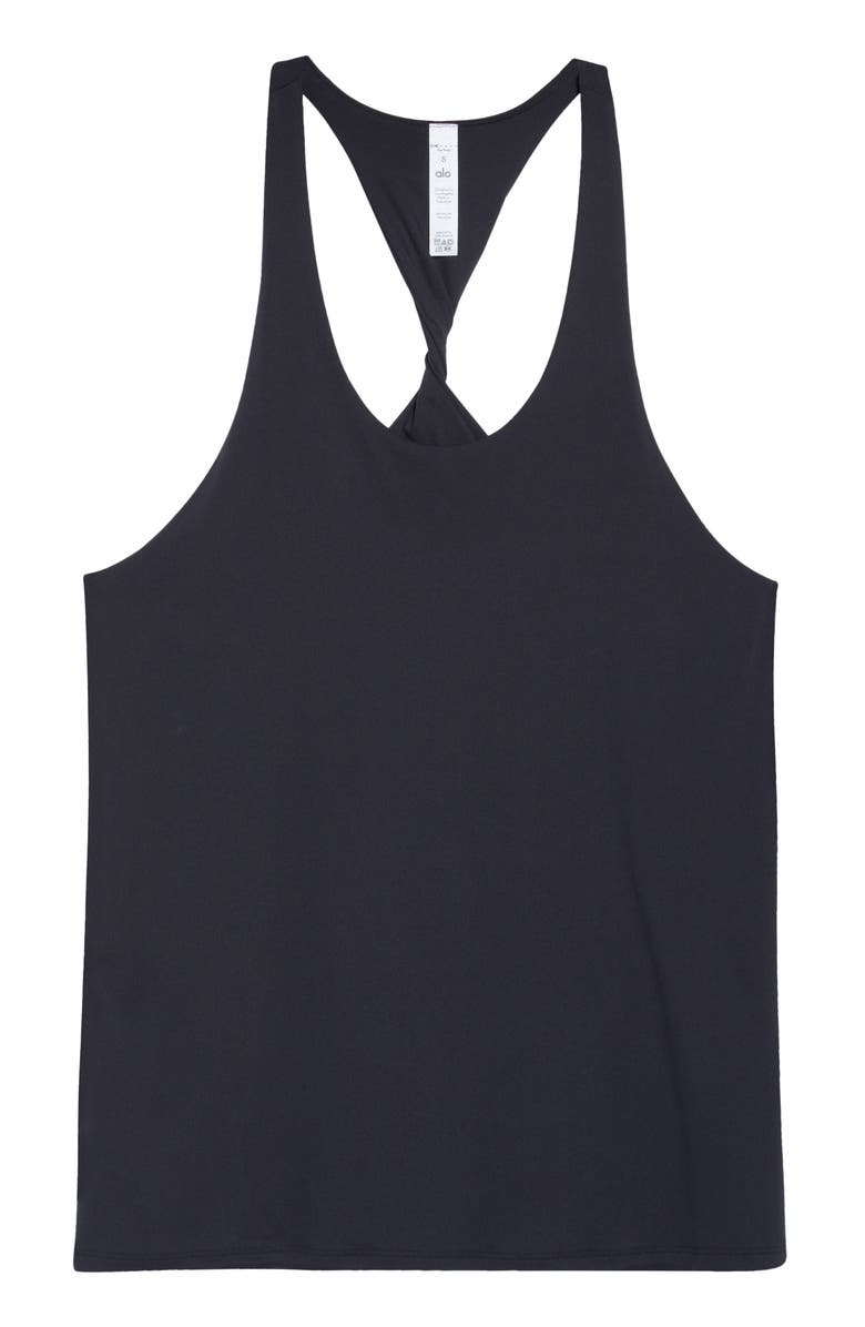 Alo Don't Get It Twisted Racerback Tank, Alternate, color, 