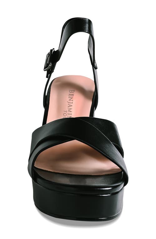 Touch Ups Toby Ankle Strap Platform Sandal In Black