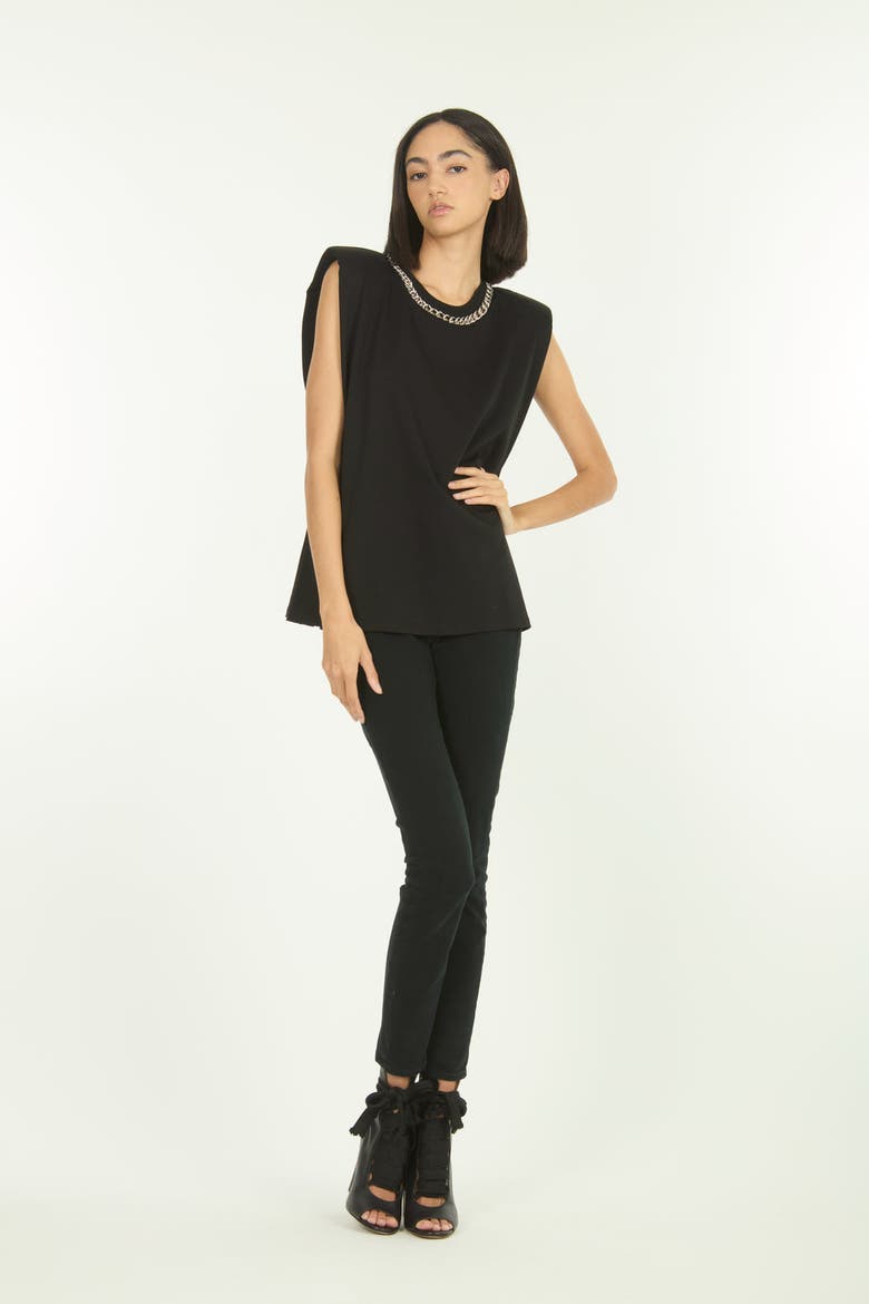 Roxanne Top, Alternate, color, Black