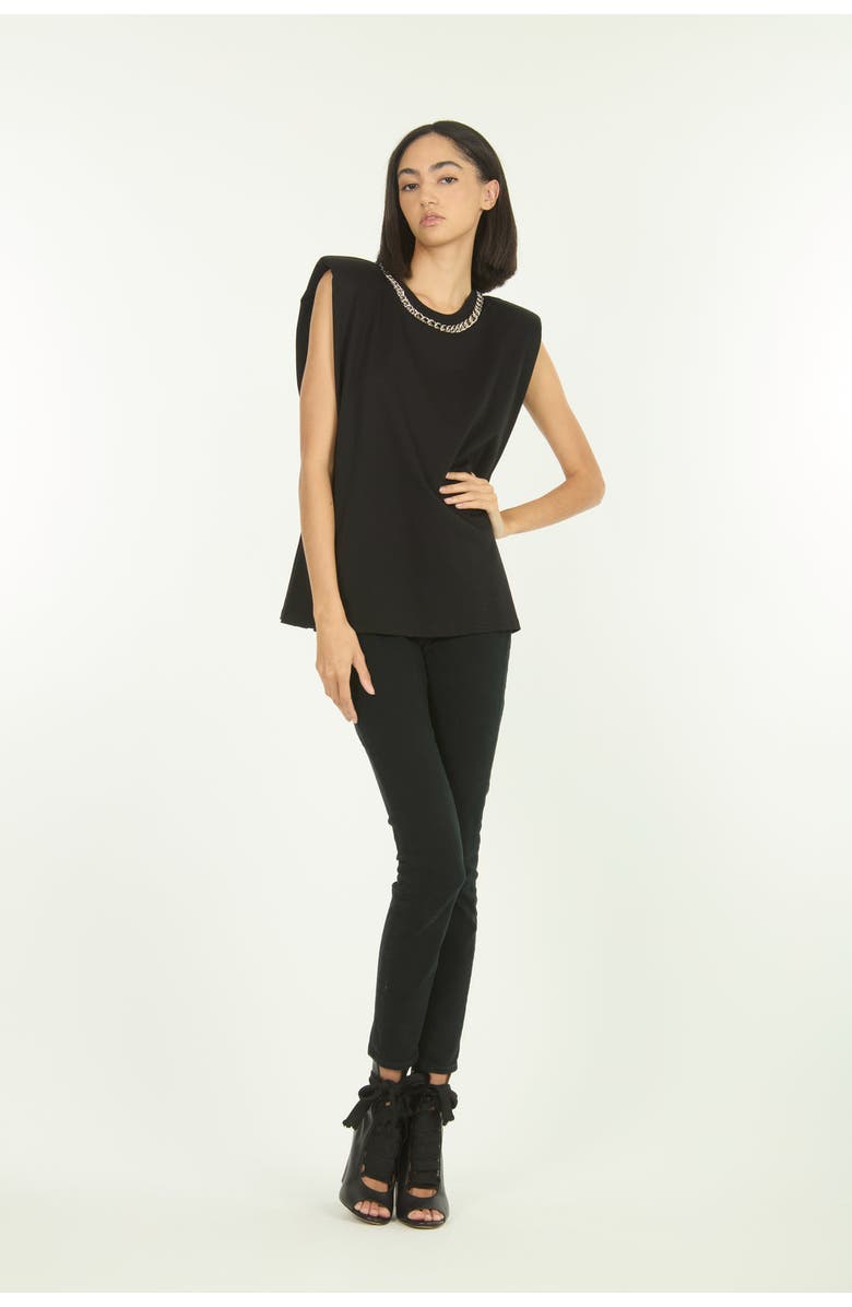 SECRET MISSION Roxanne Top, Alternate, color, Black