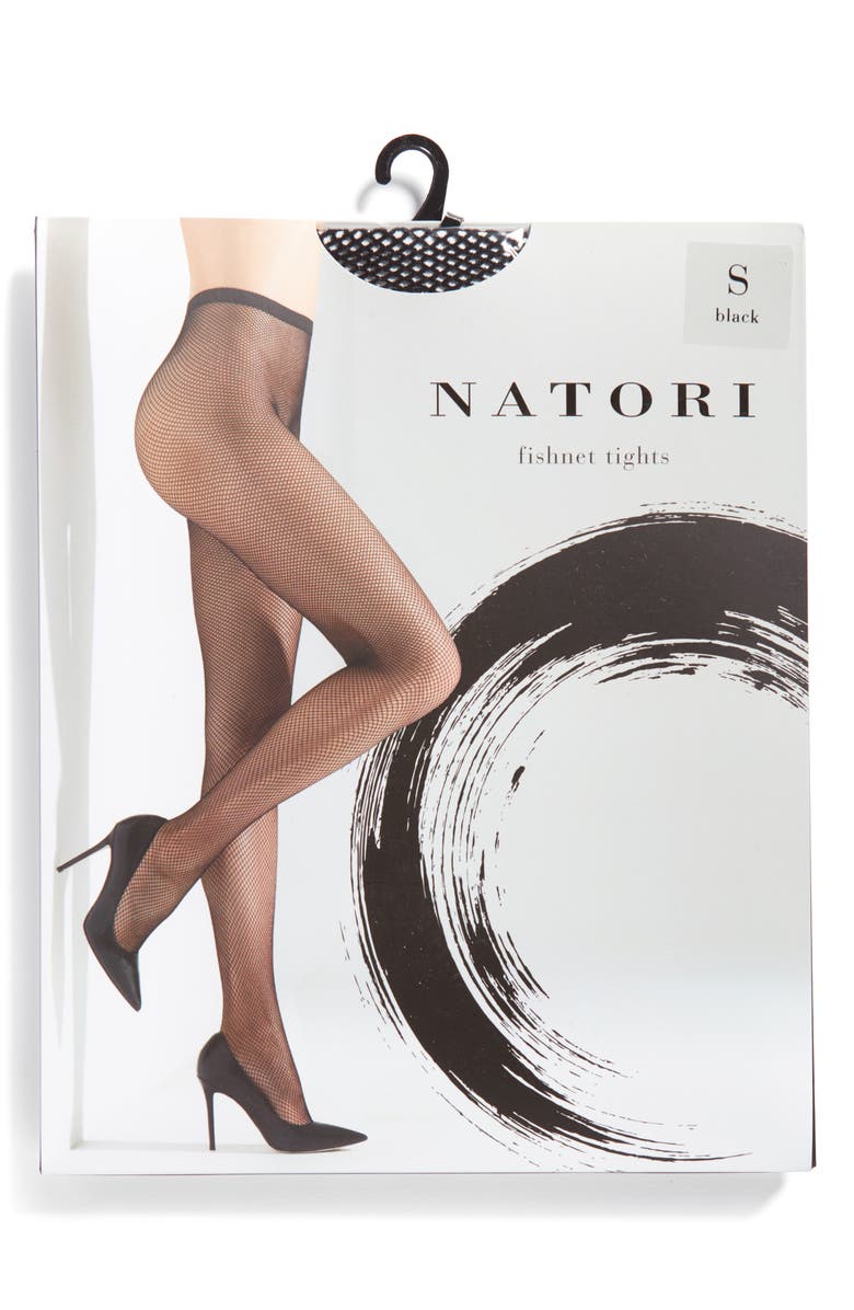 Natori Fishnet Tights, Alternate, color,