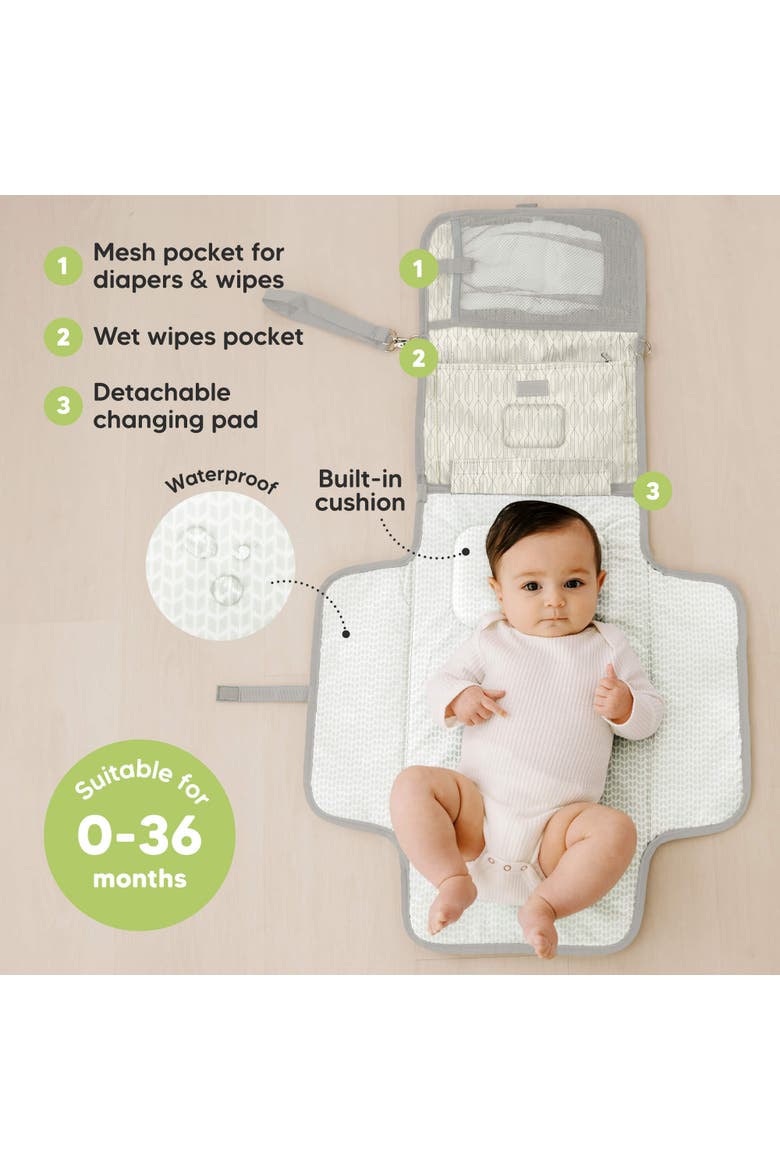 Ezee Diaper Changing Pad, Alternate, color, Prism