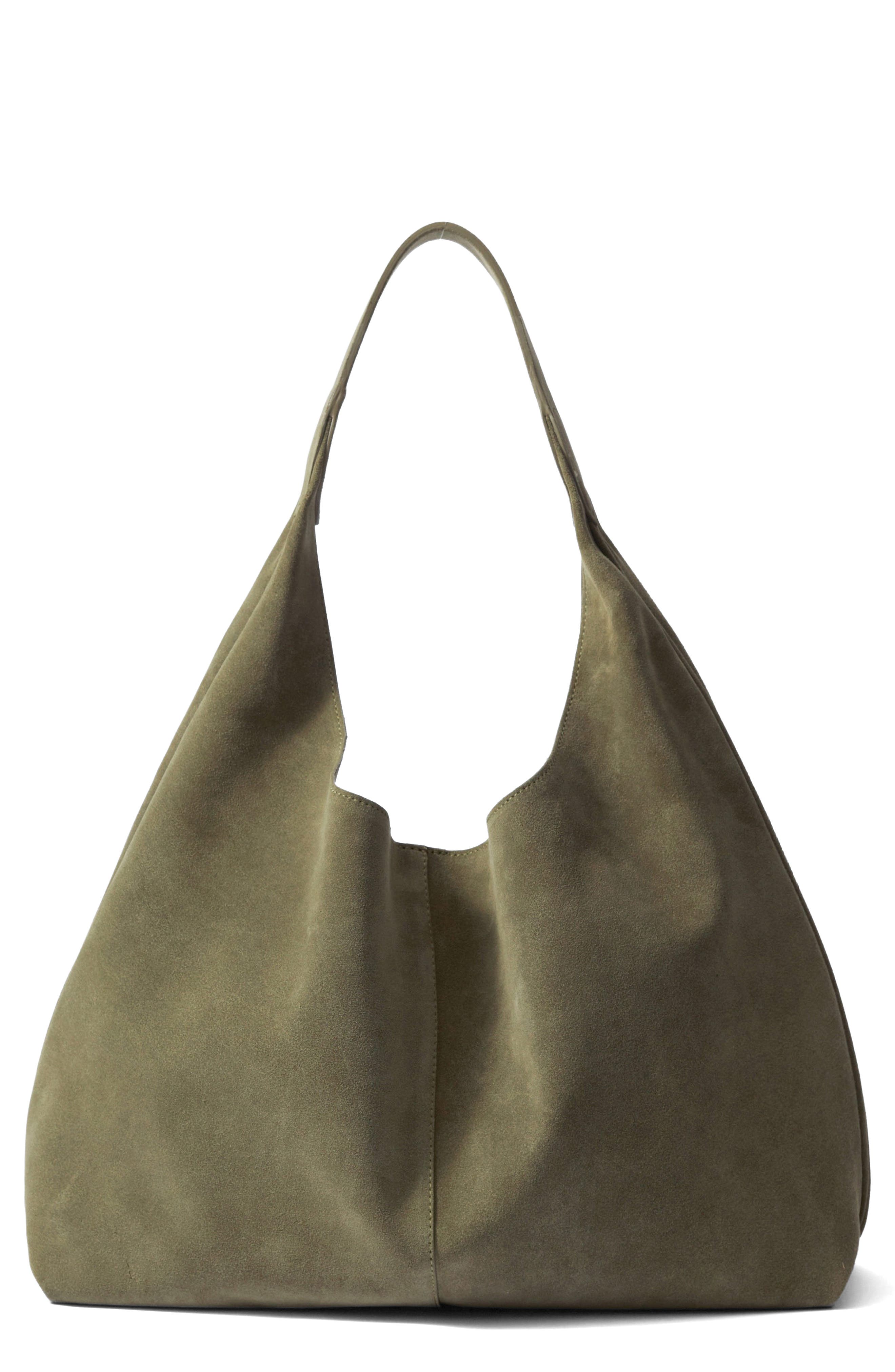 & Other Stories Large Suede Tote, Main, color, 