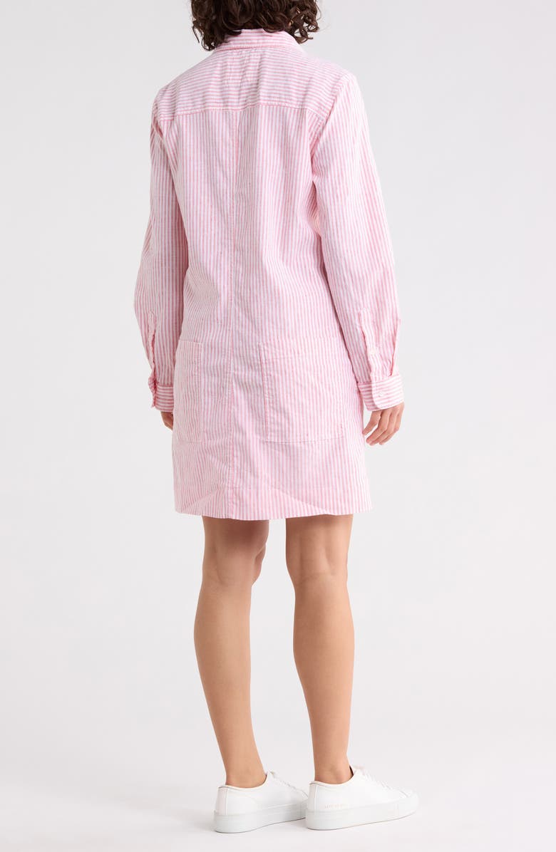 Frank & Eileen Southern Ireland Stripe Long Sleeve Utility Shirtdress, Alternate, color, 