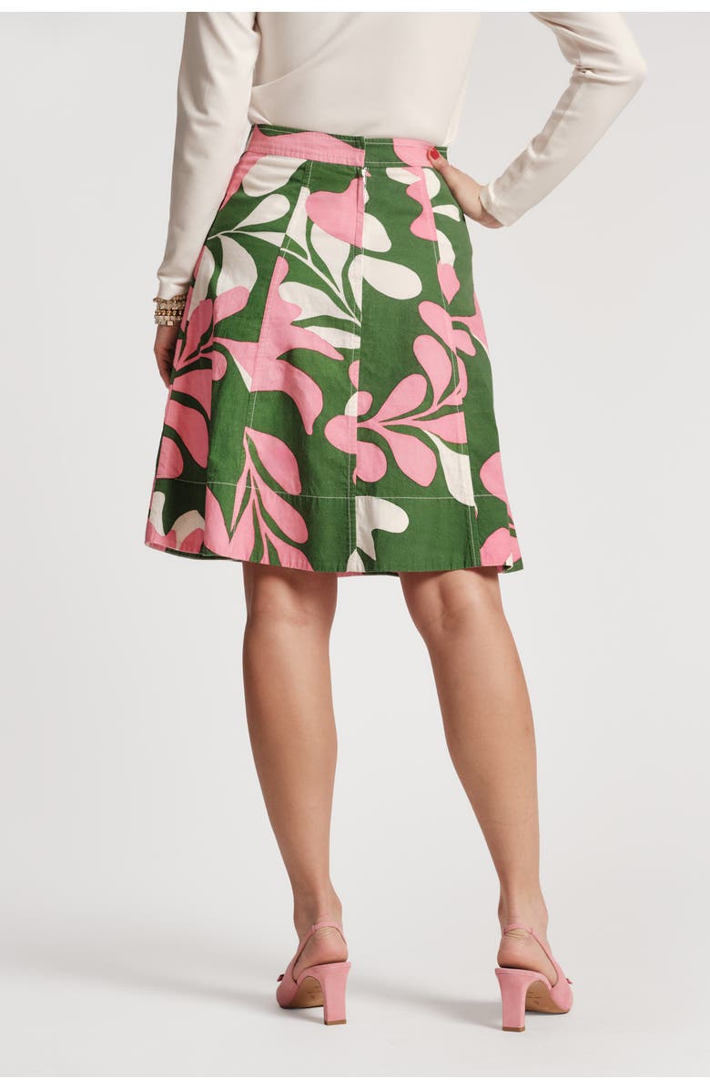 Frances Valentine Marta Skirt Modern Palm, Alternate, color, Treetop/Multi