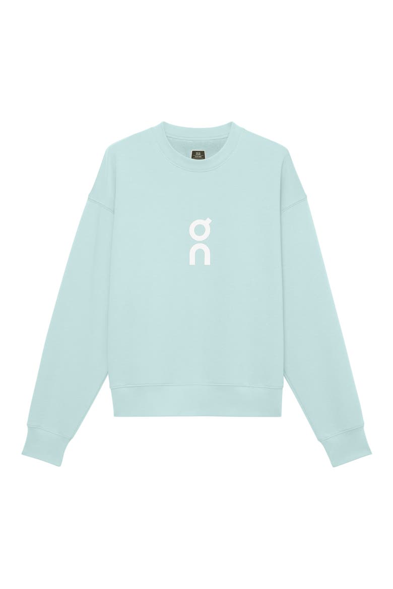 Club Crewneck Cotton Blend Sweatshirt, Main, color, FLURRY