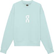 On Club Crewneck Cotton Blend Sweatshirt