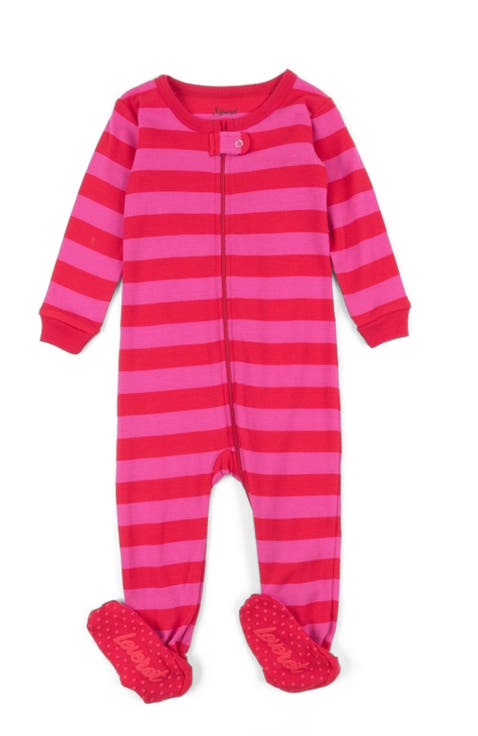 Kids Footed Striped Cotton Matching Family Pajamas (Toddler, Little Kid & Big Kid)