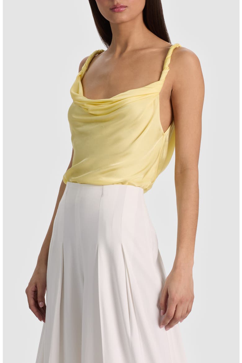 Monique Cowl Neck Camisole, Alternate, color, BUTTER