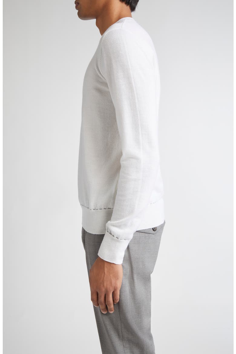 Crewneck Sweater, Alternate, color, 00-13 IVORY AND LIGH