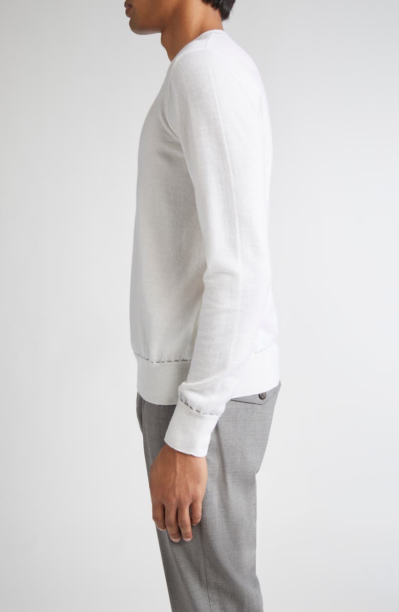 Eleventy Crewneck Sweater, Alternate, color, 00-13 Ivory And Ligh