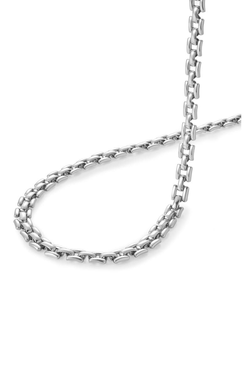 Rome Chain Necklace, Alternate, color, Silver