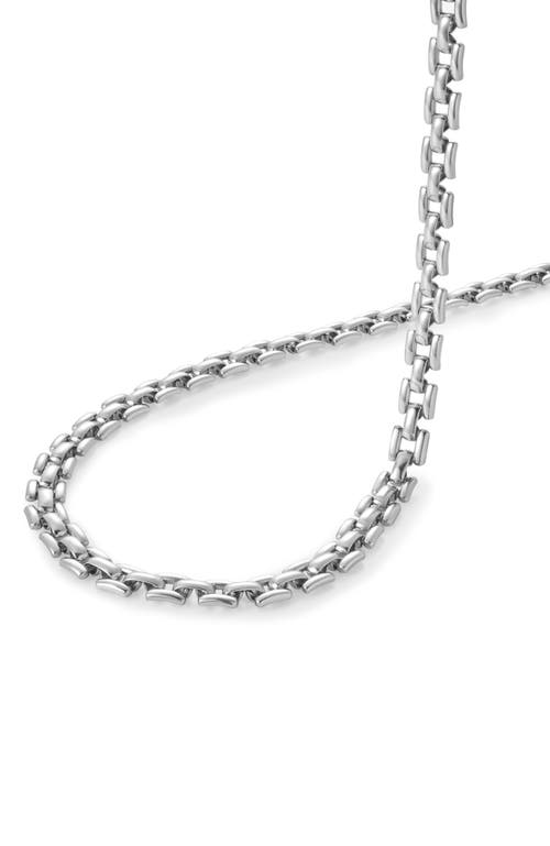 Rc Retro Chic Rome Chain Necklace In Silver