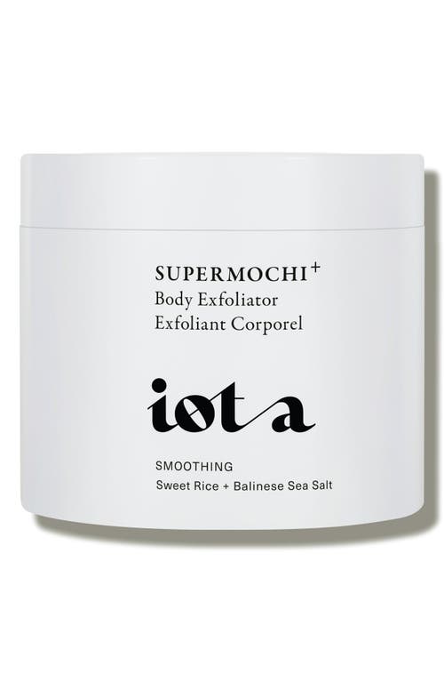 Iota Supermochi Body Exfoliator In Transparent