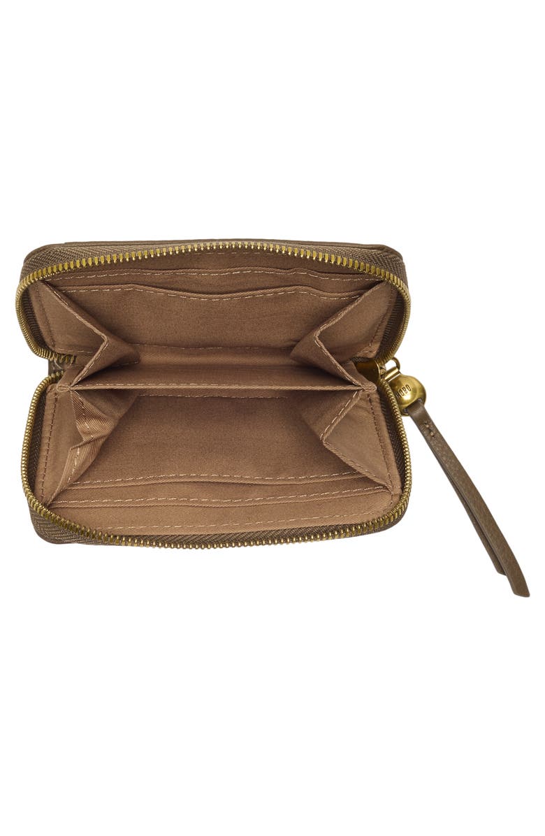 HOBO Hart Leather Card Case, Alternate, color, Dark Elm