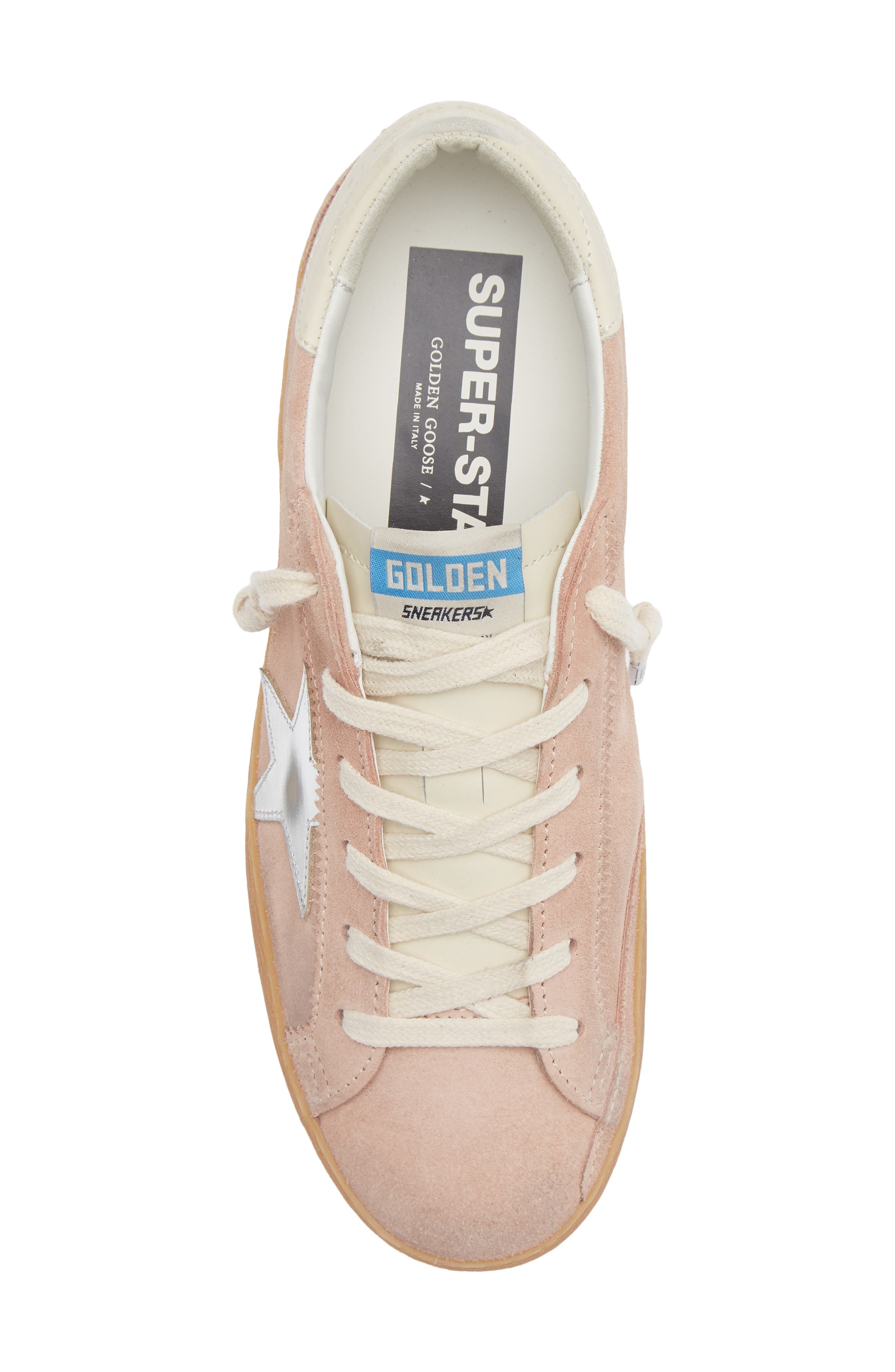 Golden Goose Super-Star Sneaker, Alternate, color, Camelia Pink/ Silver/ Cream