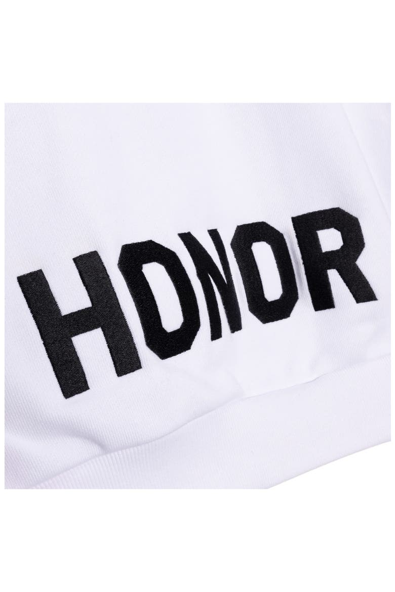 Mascot Graphic Cotton Polo Sweater, Alternate, color, WHITE