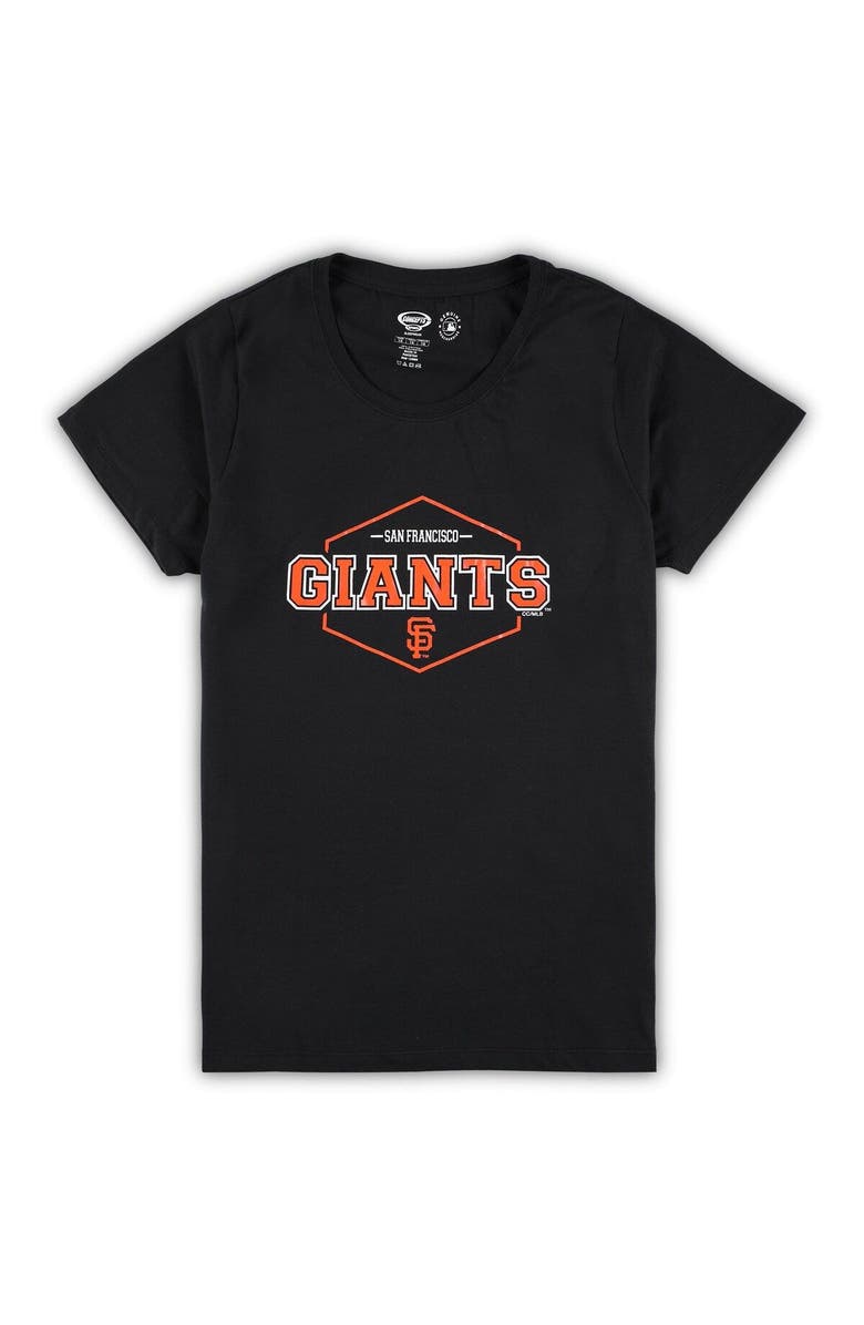 CONCEPTS SPORT Women's Concepts Sport Black/Orange San Francisco Giants Plus Size Badge Sleep Set, Alternate, color, Black