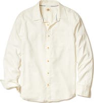 Marine Layer Better-than-Linen Short Sleeve Hemp Blend Button-Up Shirt
