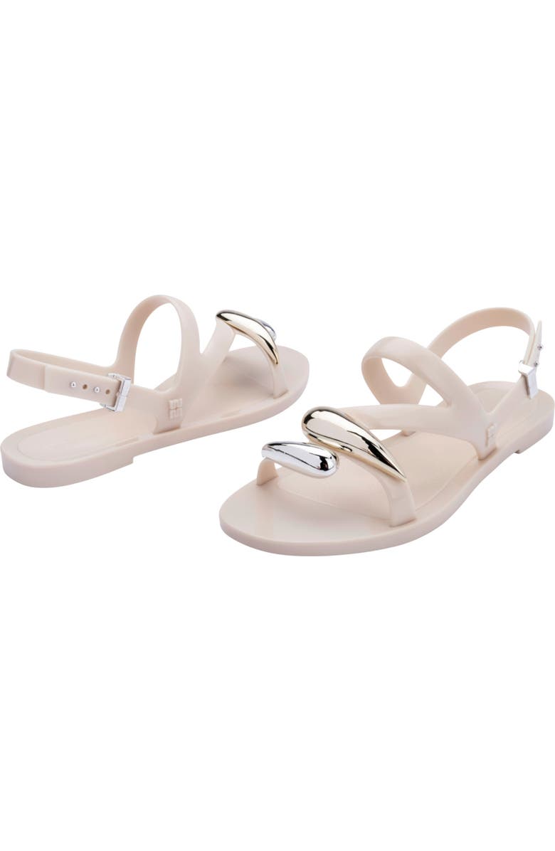 Melissa Iris Slingback Sandal, Alternate, color, Beige/ Gold