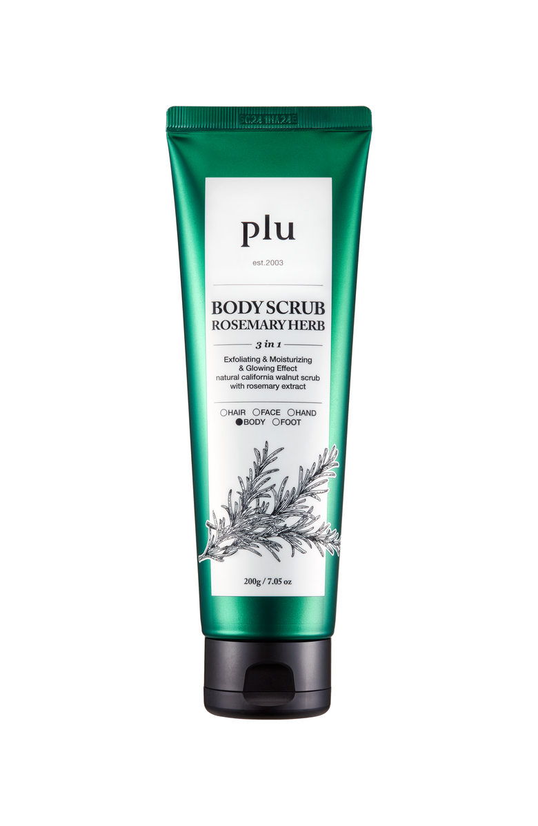 Plu Body Scrub Rosemary Herb, Main, color, NO COLOR