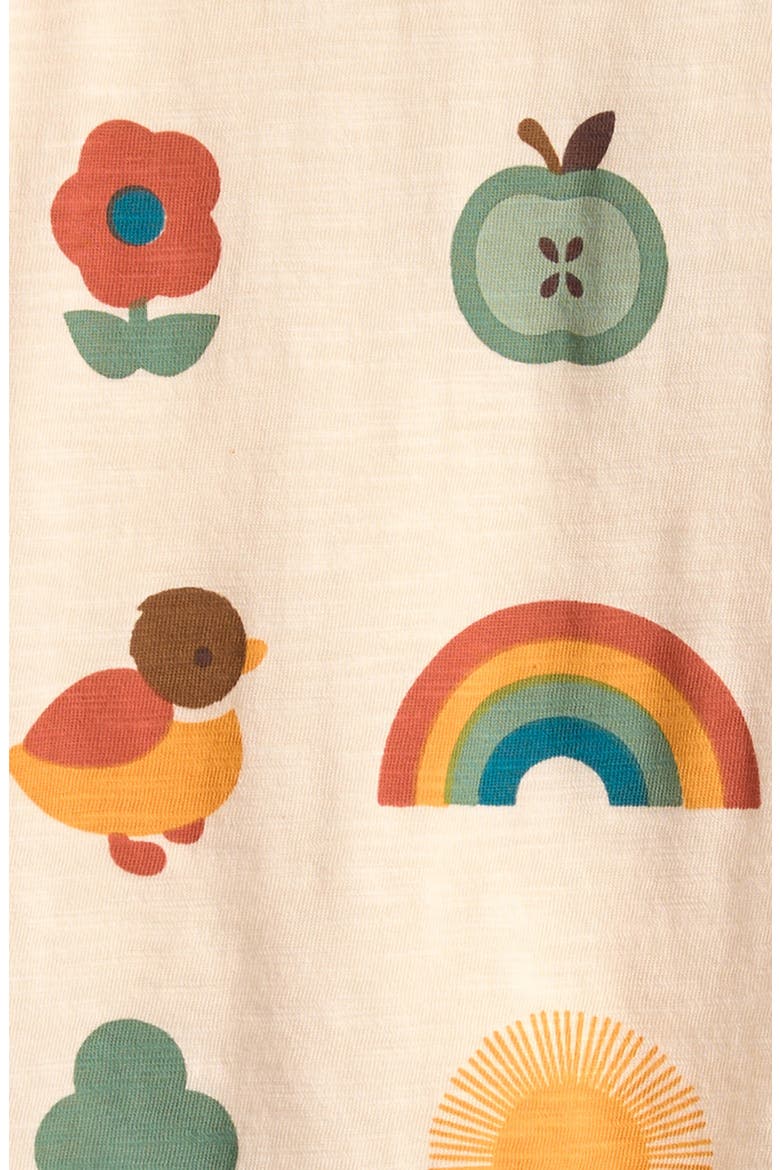 Kids' Organic Cotton Graphic T-Shirt, Alternate, color, CREAM