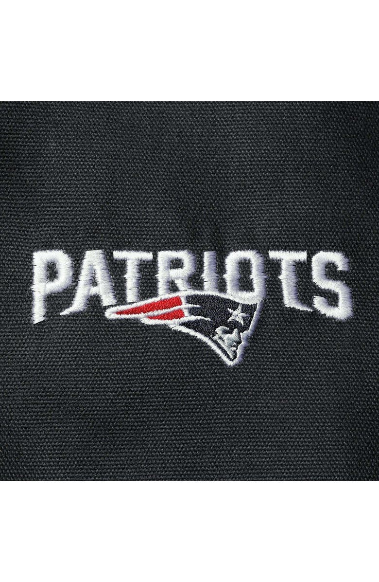 DUNBROOKE Men's Dunbrooke Navy New England Patriots Dakota Cotton Canvas Hooded Jacket, Alternate, color,