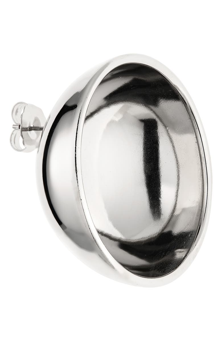 Justine Clenquet Large Freja Stud Earrings, Alternate, color, Palladium