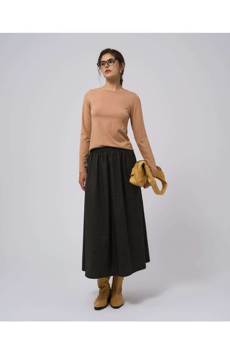 JUANA Hemp Essentials Long Sleeve Tee, Alternate, color, Bronze