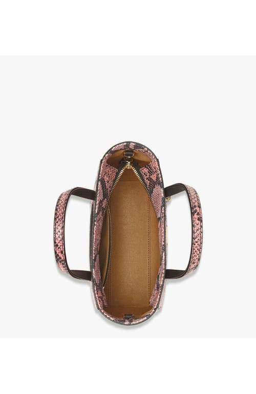 Mcm Toni Top-zip Shopper In Pink