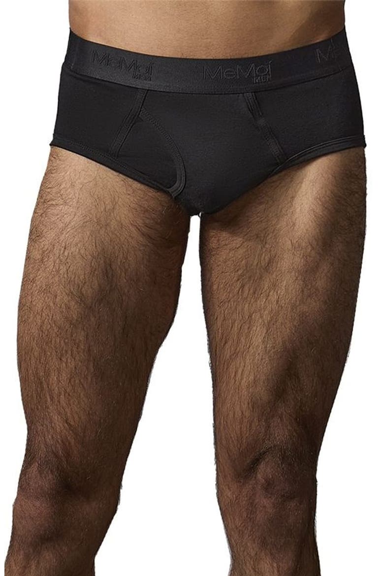 Assorted 3-Pack Cool Stretch Cotton Briefs, Alternate, color, BLACK