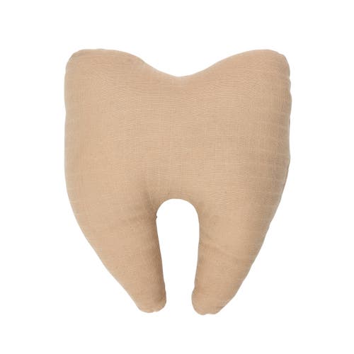 Storied Home Creative Co-op Cotton Double Cloth Tooth Fairy Pillow, Natural In Nude