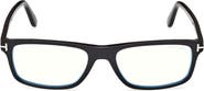TOM FORD 55mm Rectangular Optical Glasses