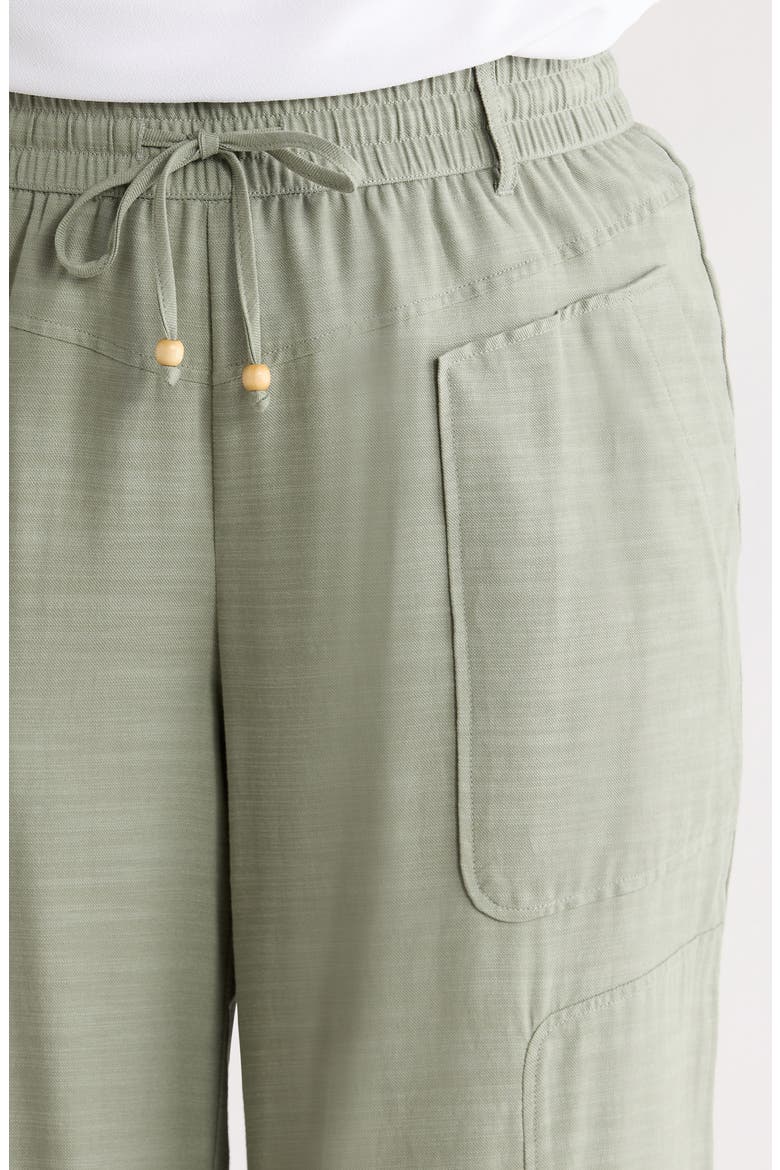 Skyrise Drawstring Pants, Alternate, color, LODEN GREEN