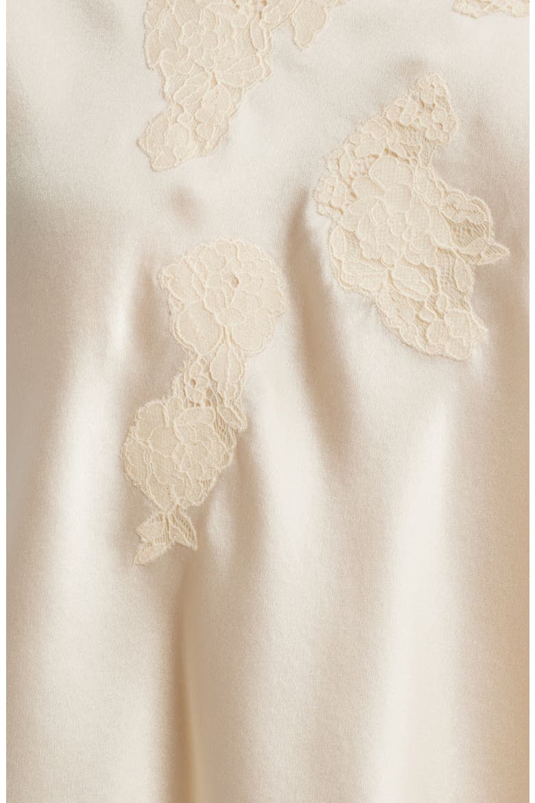 Valerina Silk Lace Top, Alternate, color, CANDLELIGHT