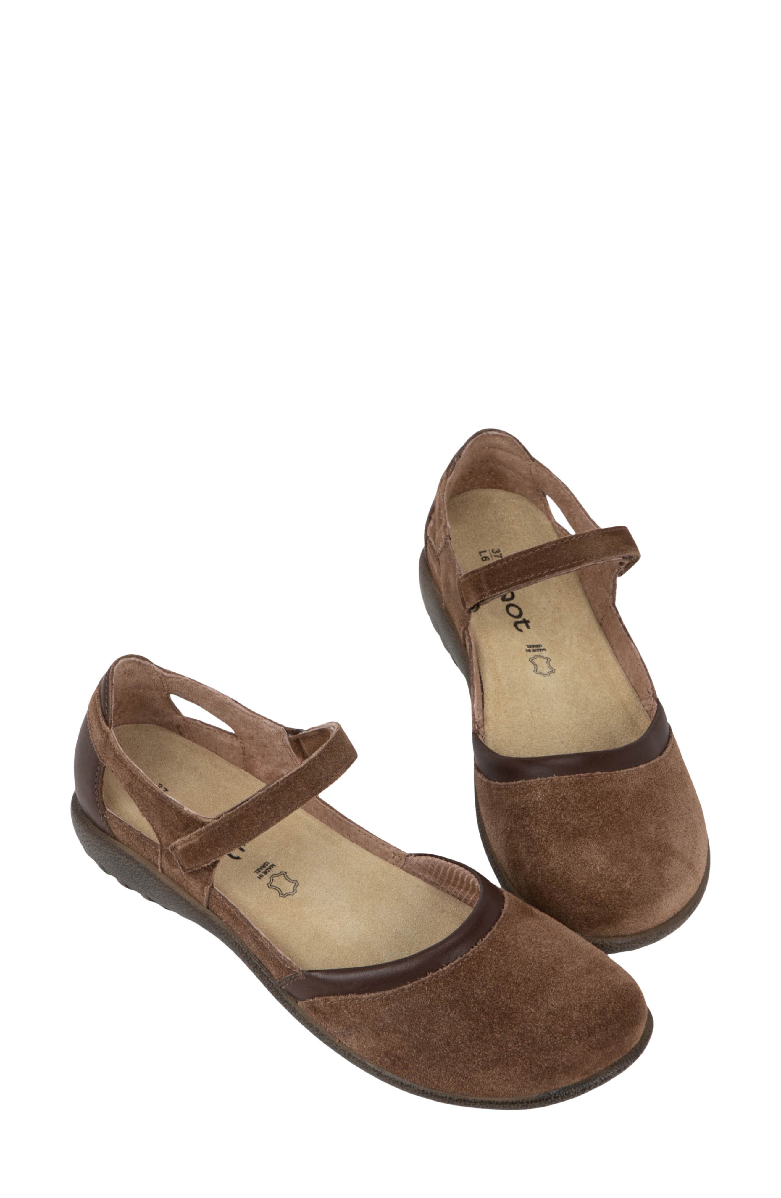 Tekapo Mary Jane, Alternate, color, BROWN CEDAR LEATHER COMBO