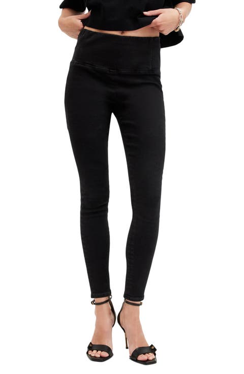 パンツ ALLSAINTS Women Straight Pants LOUISA WP534Z BLACK Black Women's AllSaints Pants & Leggings | Nordstrom