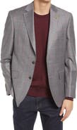 Ted Baker London Jay Slim Fit Plaid Wool Sport Coat