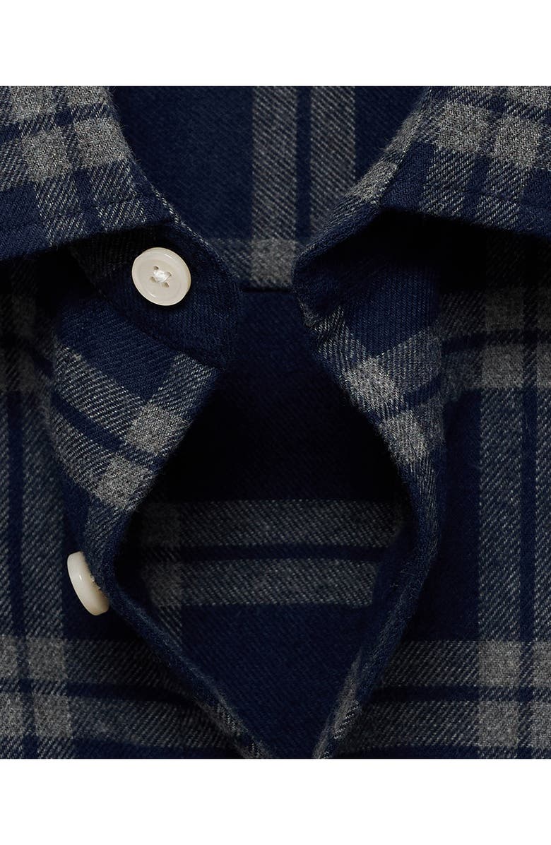 MANGO Plaid Cotton Button-Up Shirt, Alternate, color, 