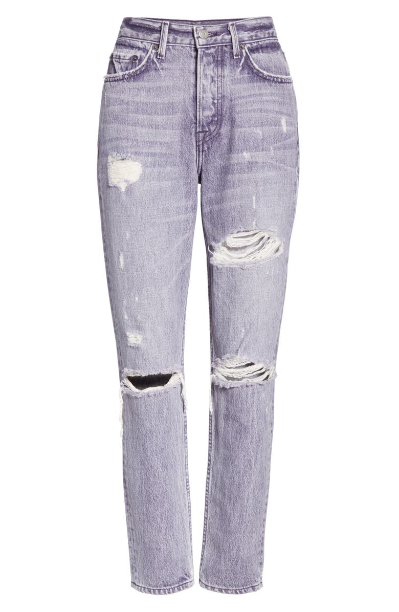 GRLFRND Karolina Ripped Skinny Jeans, Alternate, color, 