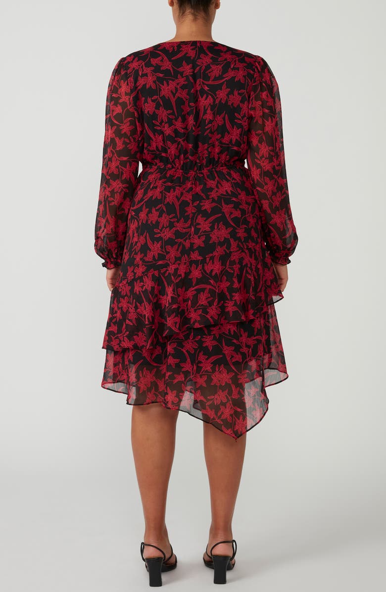 Estelle Bloom Luxe Long Sleeve Dress, Alternate, color, Print