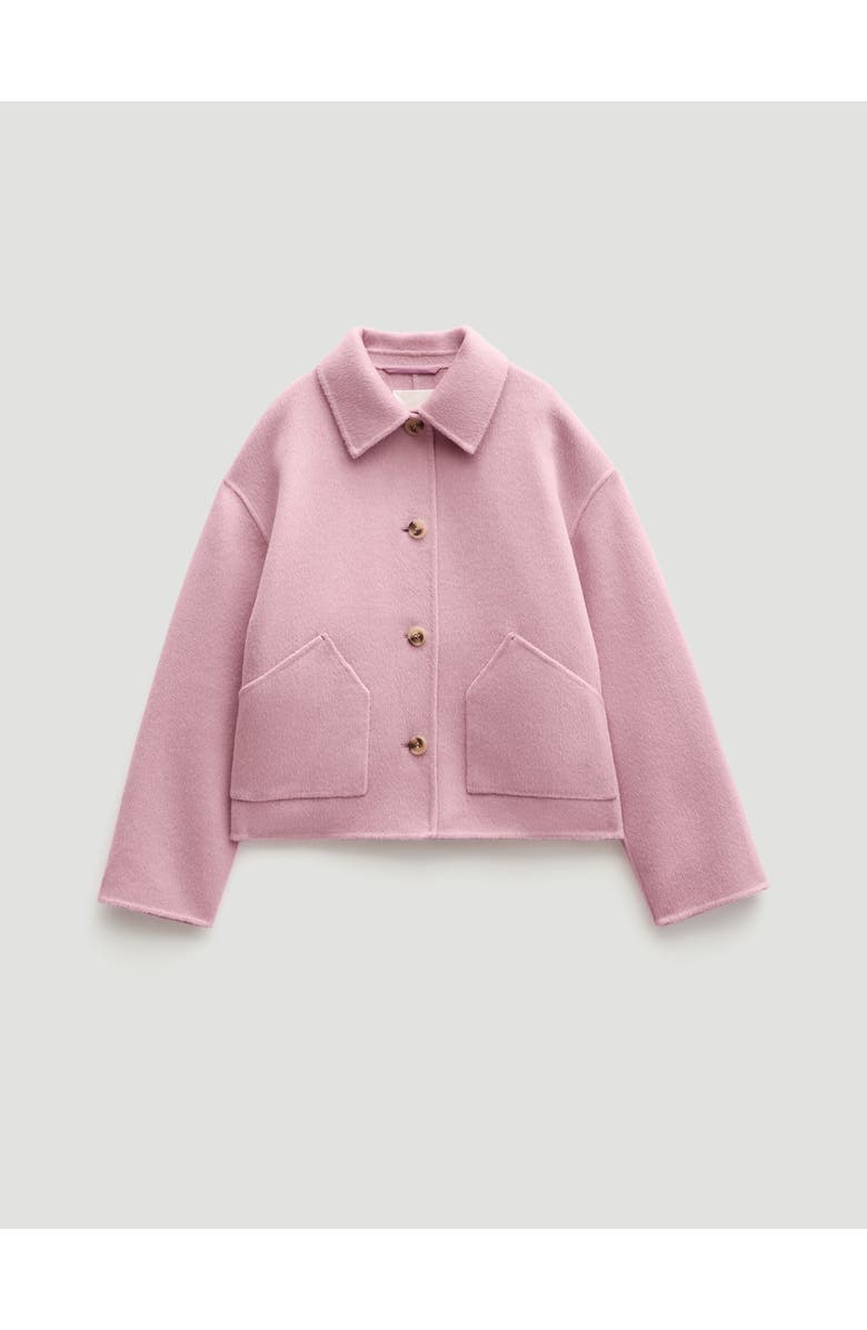 Hush Pure Wool Double Faced Jacket, Alternate, color, Soft Pink