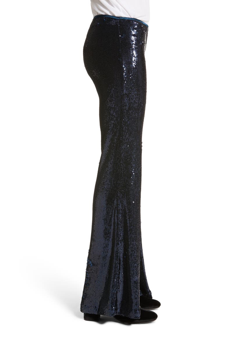The Minx Sequin Flare Pants, Alternate, color, SAPPHIRE