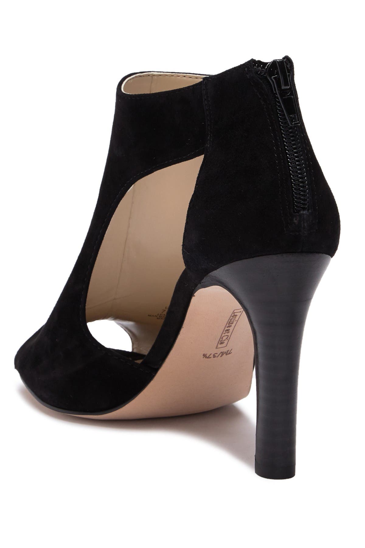 Louise et Cie Olivia Cutout Peep Toe Bootie, Main, color, 