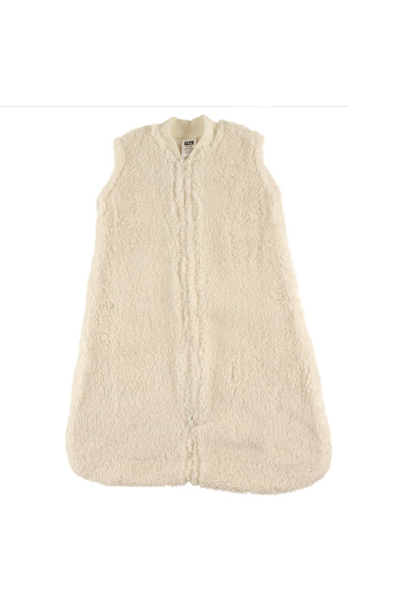 Hudson Baby Fluffy Lined Sleep Cocoon, Main, color, Cream Sherpa