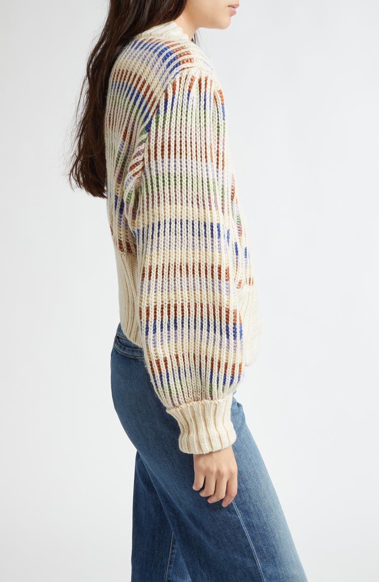 FARM Rio Bold Stitch Cardigan, Alternate, color,