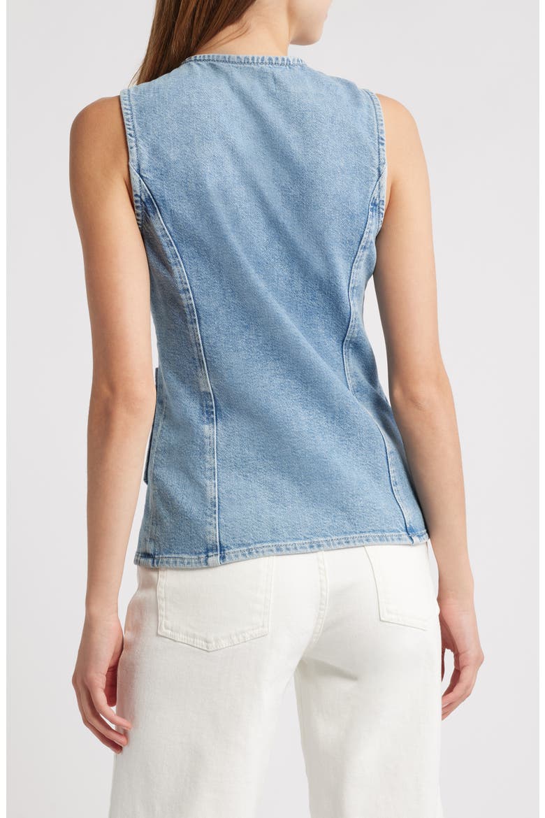 Portola Denim Vest, Alternate, color, BLUE EYED GIRL