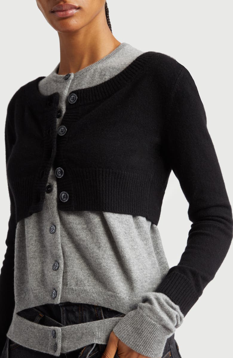 Meryll Rogge Cashmere Double Cardigan, Alternate, color,