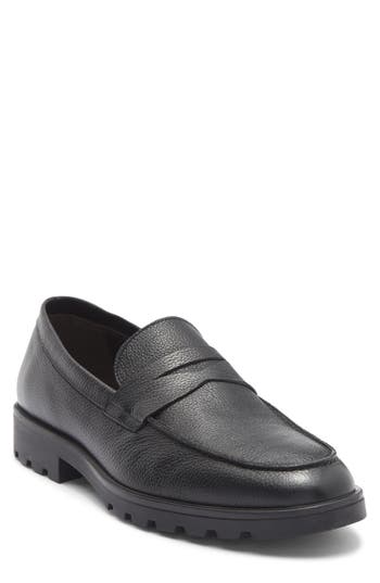 To Boot New York Orman Lug Sole Penny Loafer In Black