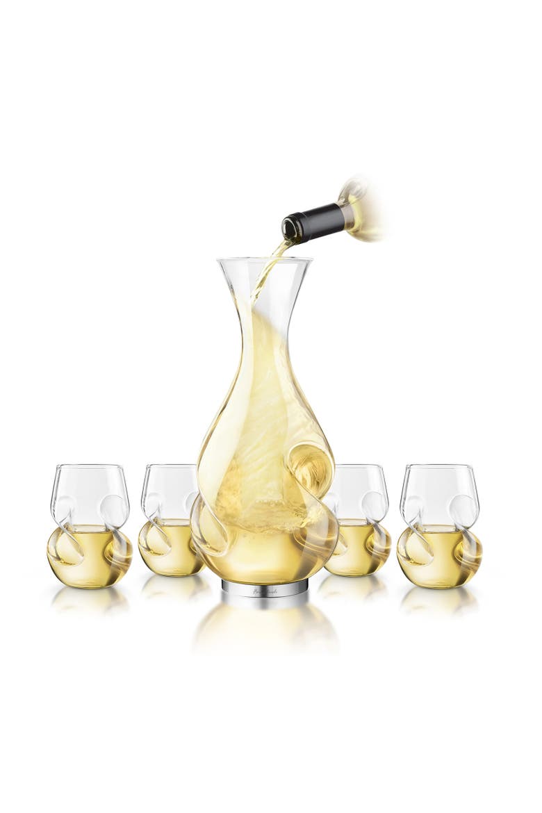 L'Grand Conundrum Aerator Decanter Set, Main, color, Clear
